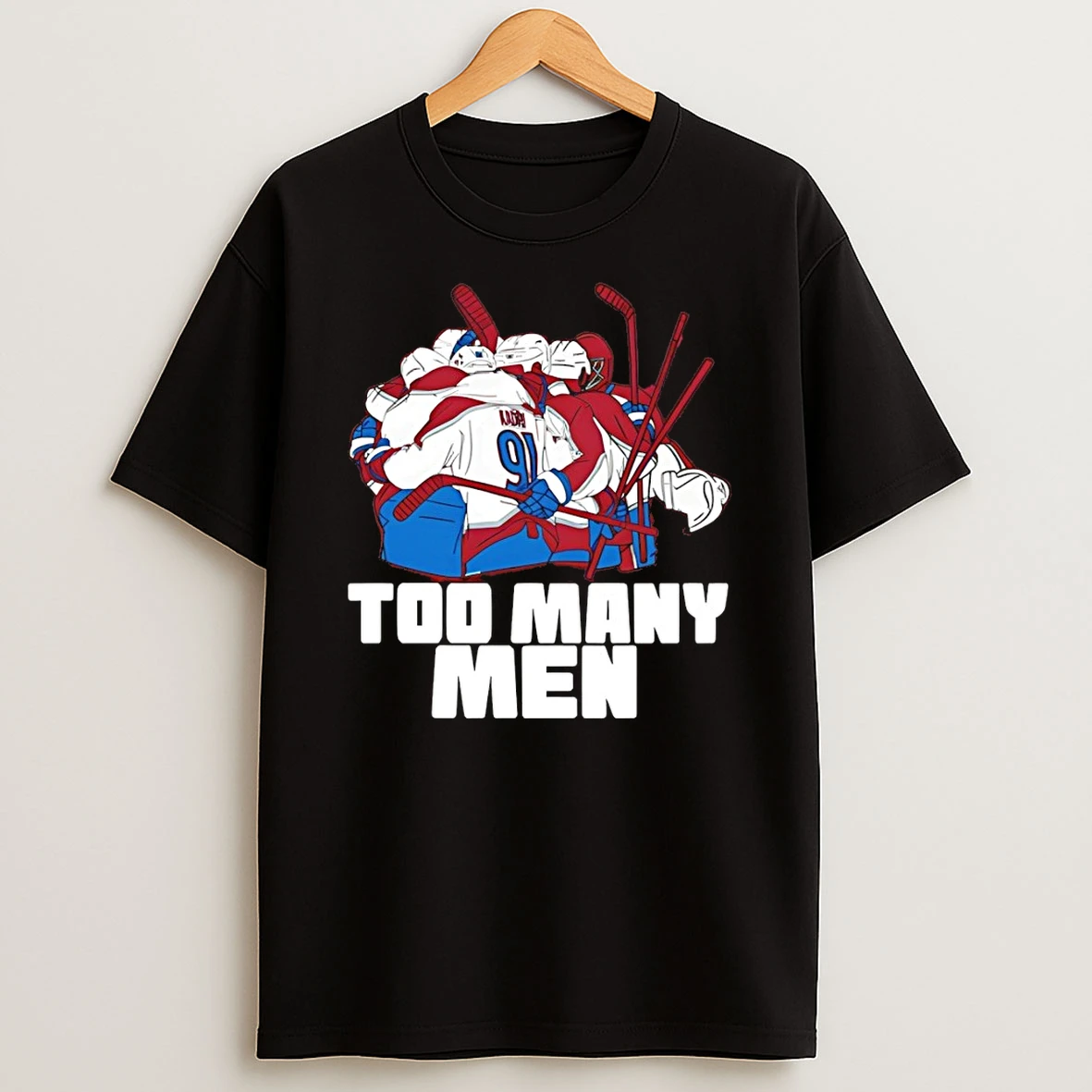 Too Many Men Nazem Kadri Colorado Avalanche Hockey Stanley Cup 2026 Shirts