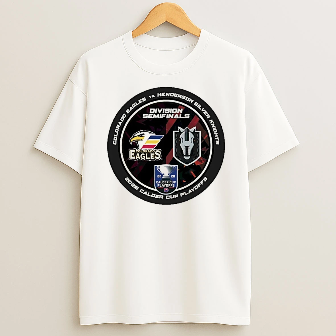 Top Colorado Eagles Vs Henderson Silver Knights 2026 Calder Cup Playoffs Division Semifinals Dueling Souvenir Shirt