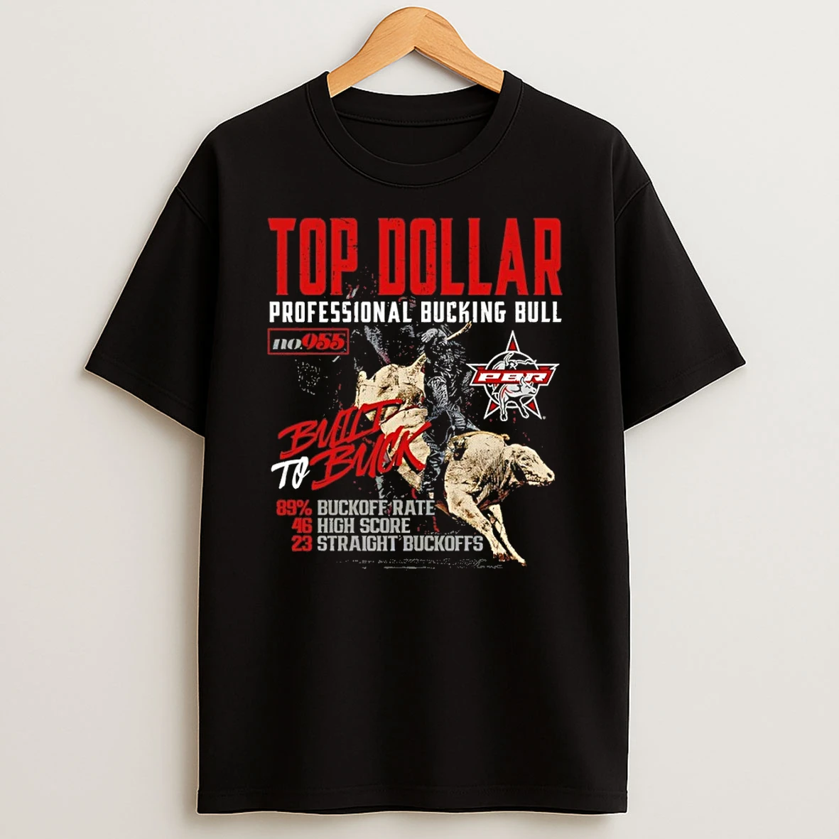 Top Dollar Pbr Built To Buck Professional Bucking Bull Shirts