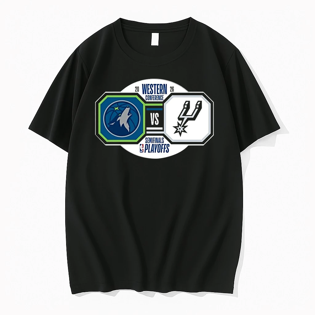 Top Minnesota Timberwolves Vs San Antonio Spurs 2026 Nba Playoffs Western Conference Semifinals Shirts