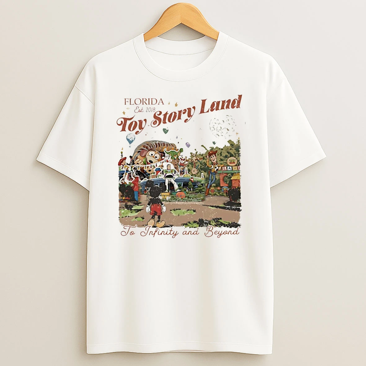 Toy Story Land Disney Family To Infinity And Beyond Florida Est 2018 Shirts