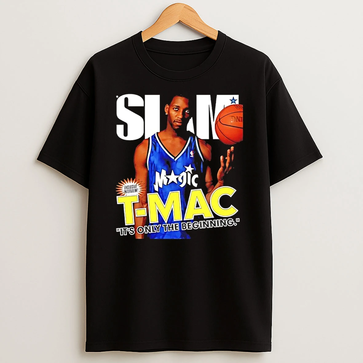 Tracy Mcgrady Its Only The Beginning Slam Shirts