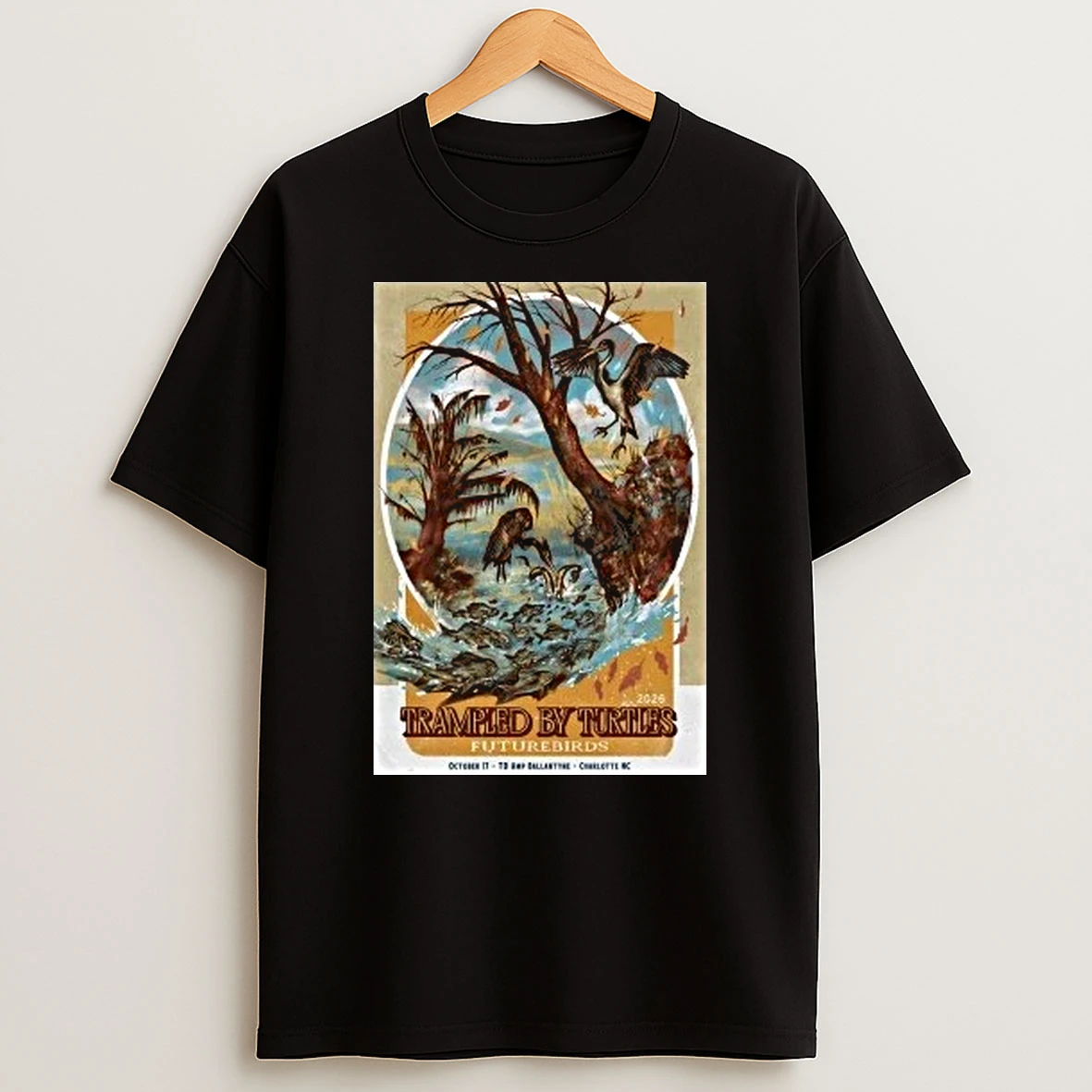 Trampled By Turtles Charlotte Nc Oct 17 2026 Shirts