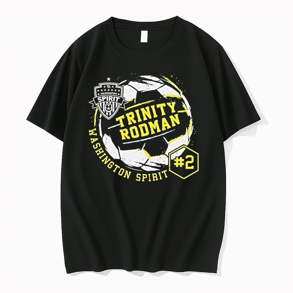 Trinity Rodman 2 Washington Spirit Soccer Ball Shirts
