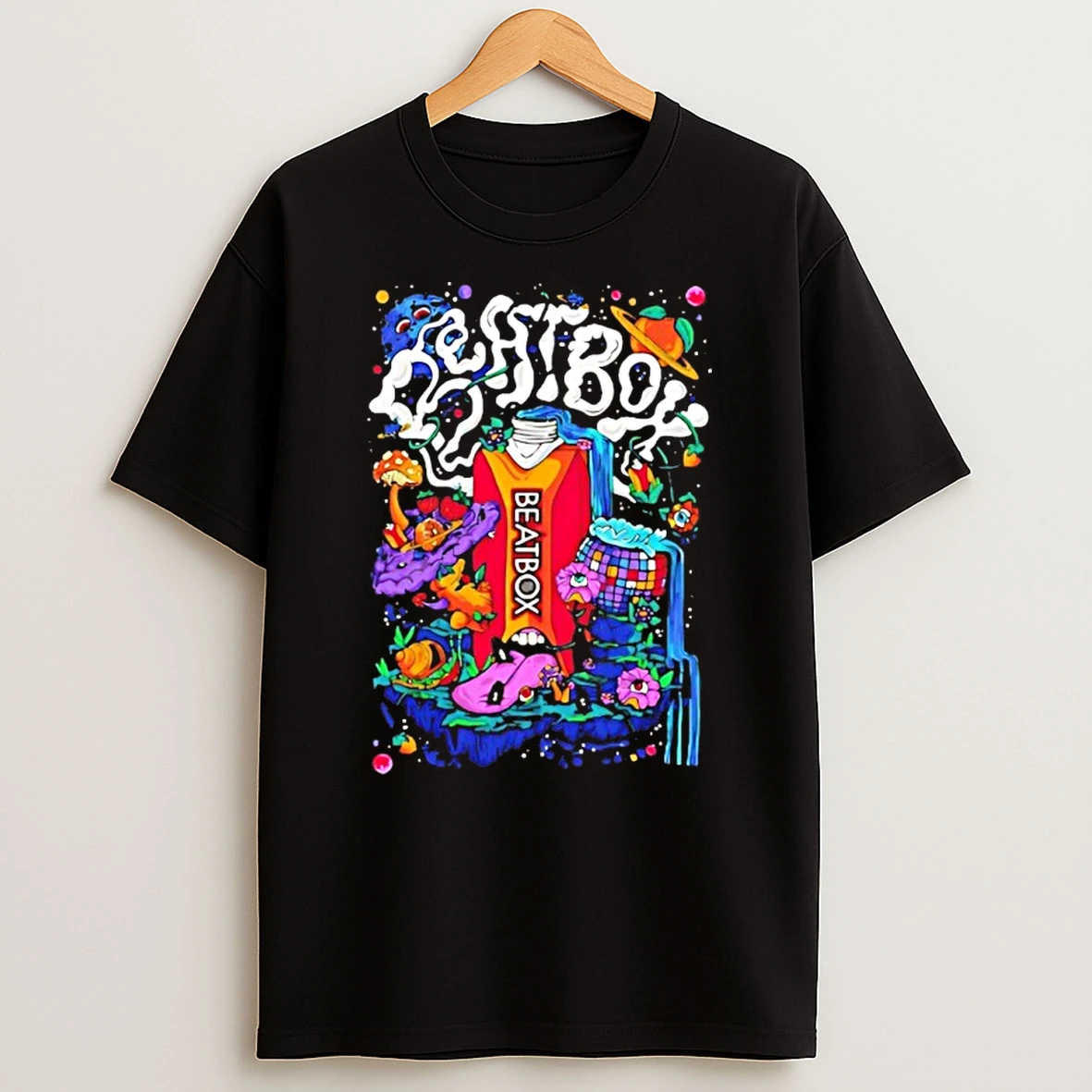 Trippy Beatbox World Disco Graphic Shirts