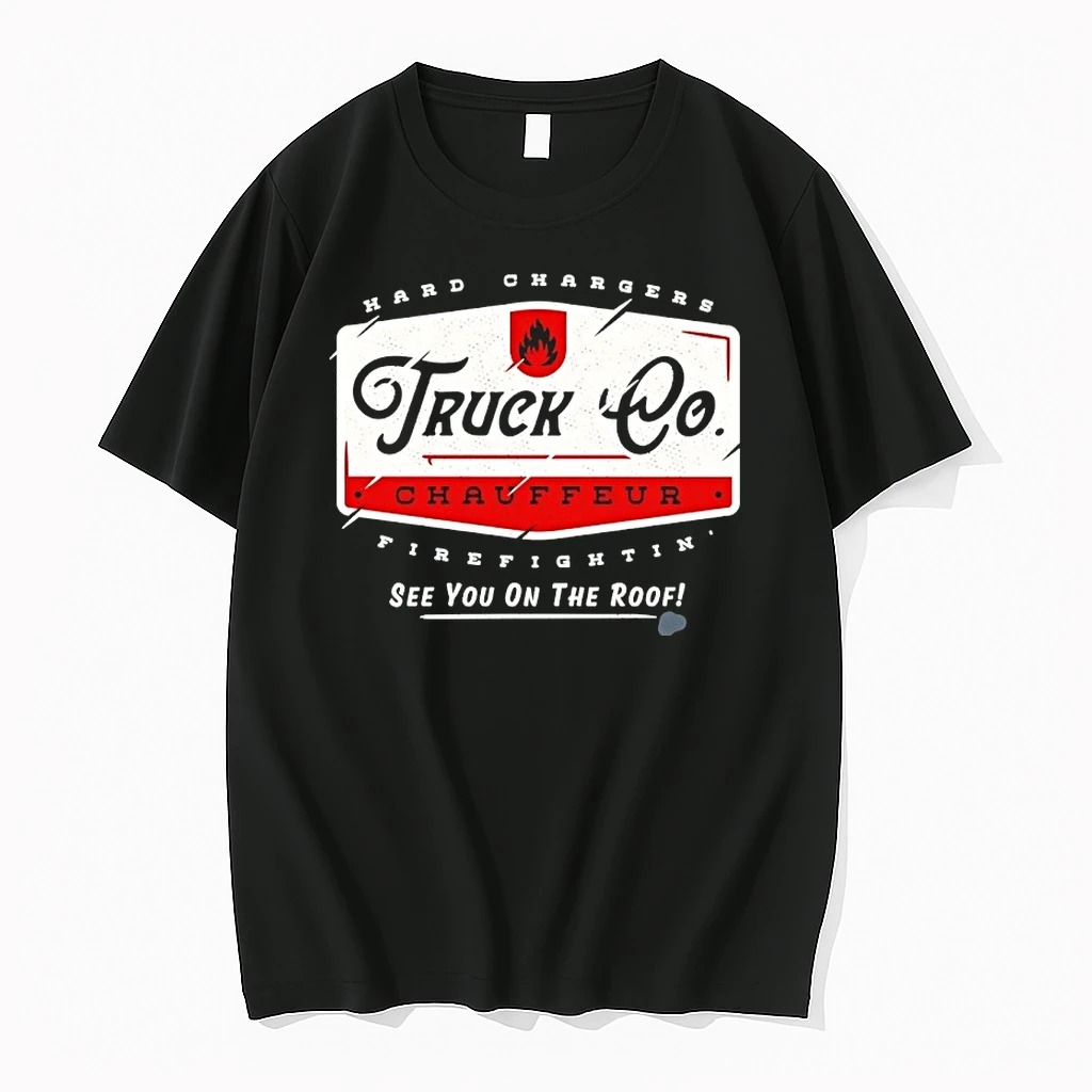 Truck Chauffeur Hard Changers Firefightin See You On The Roof Shirts