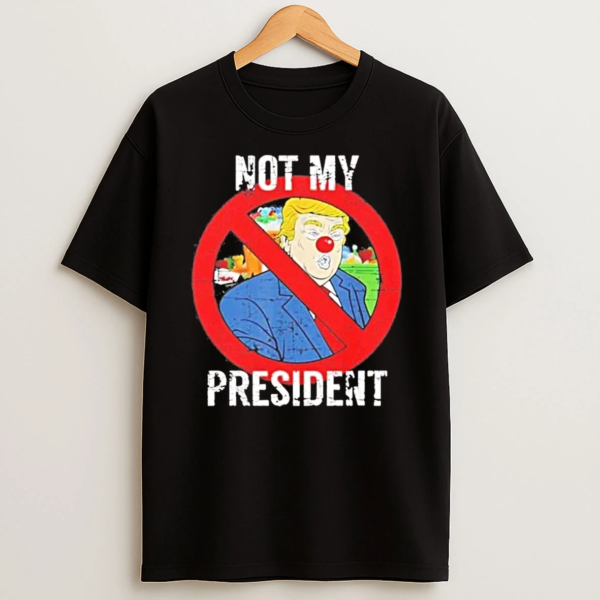 Trump Is Not My President Clown Shirts