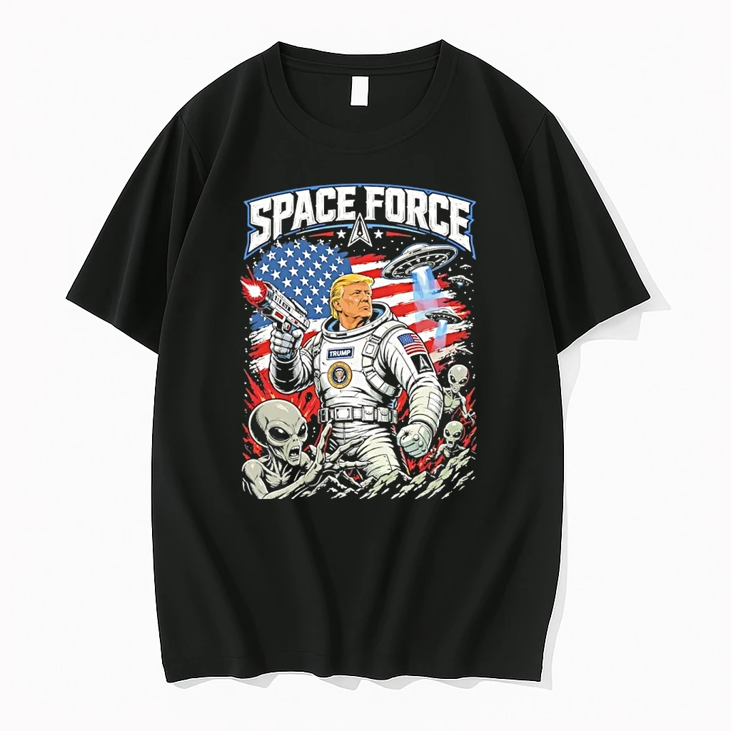 Trump Space Force Alien Ufo Graphic Shirts