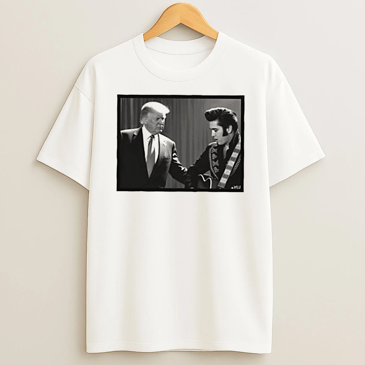 Trump And The King Of Rock Trump And Elvis Photo Shirts