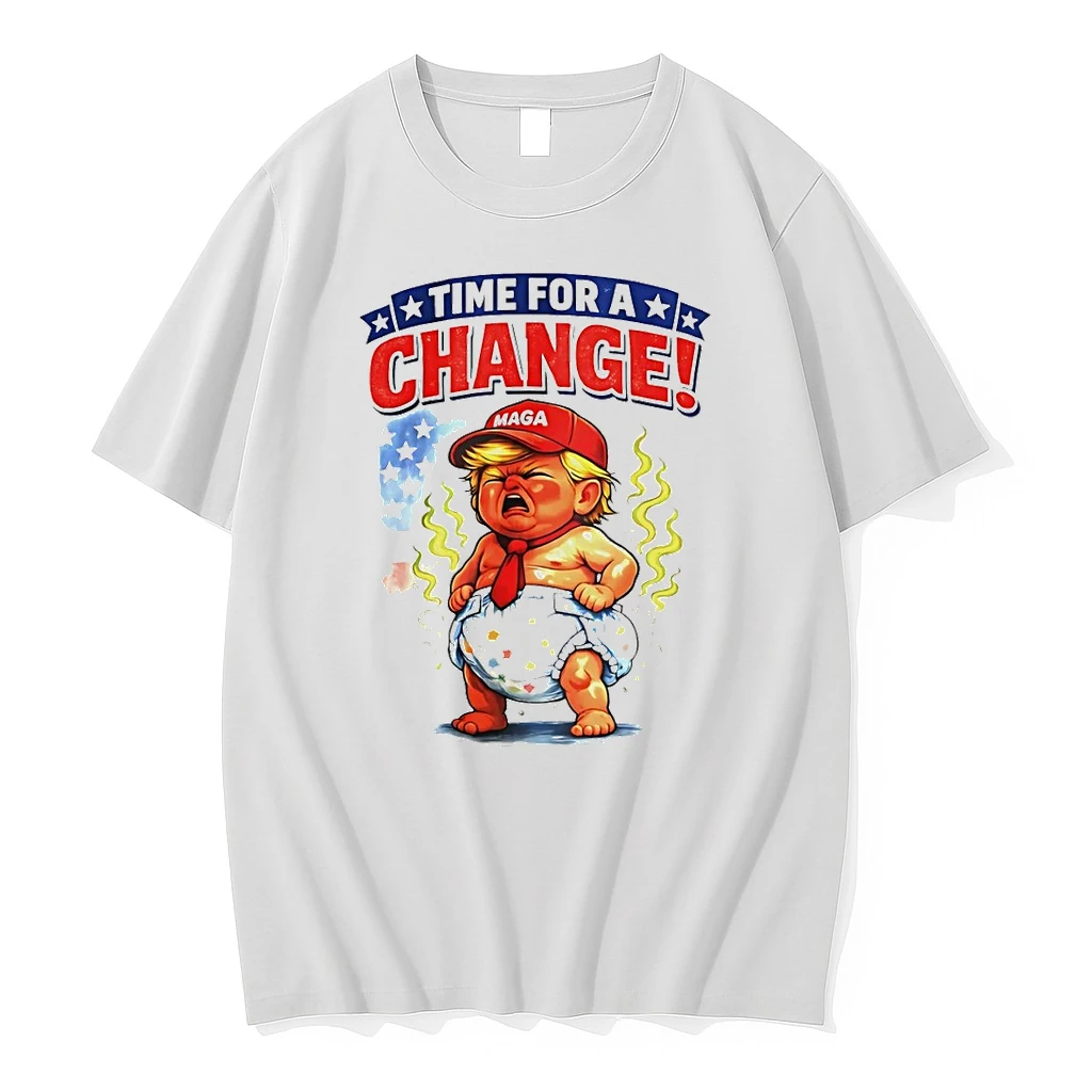 Trump Baby Maga Hat Time For A Change Protest Anti Trump Shirts