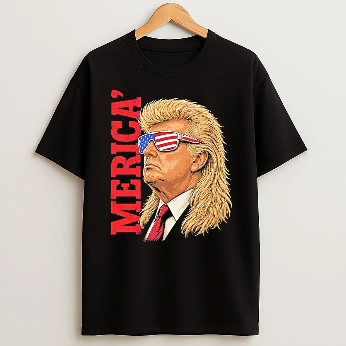 Trump Mullet Patriotic Merica Shirts