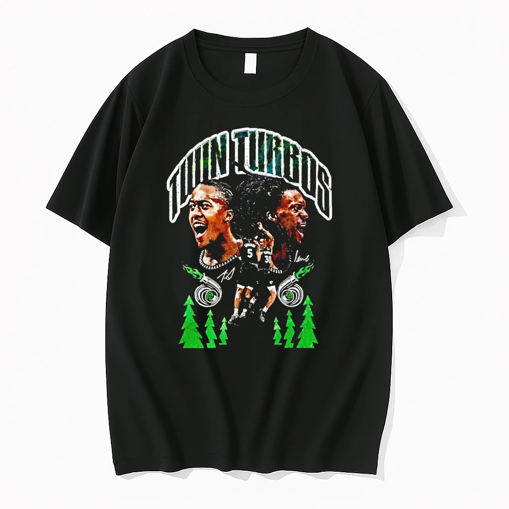 Twin Turbos Minnesota Timberwolves Basketball Signatures Shirts