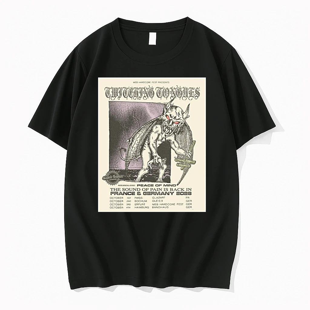 Twitching Tongues Peace Of Mind 2026 European Tour Shirts