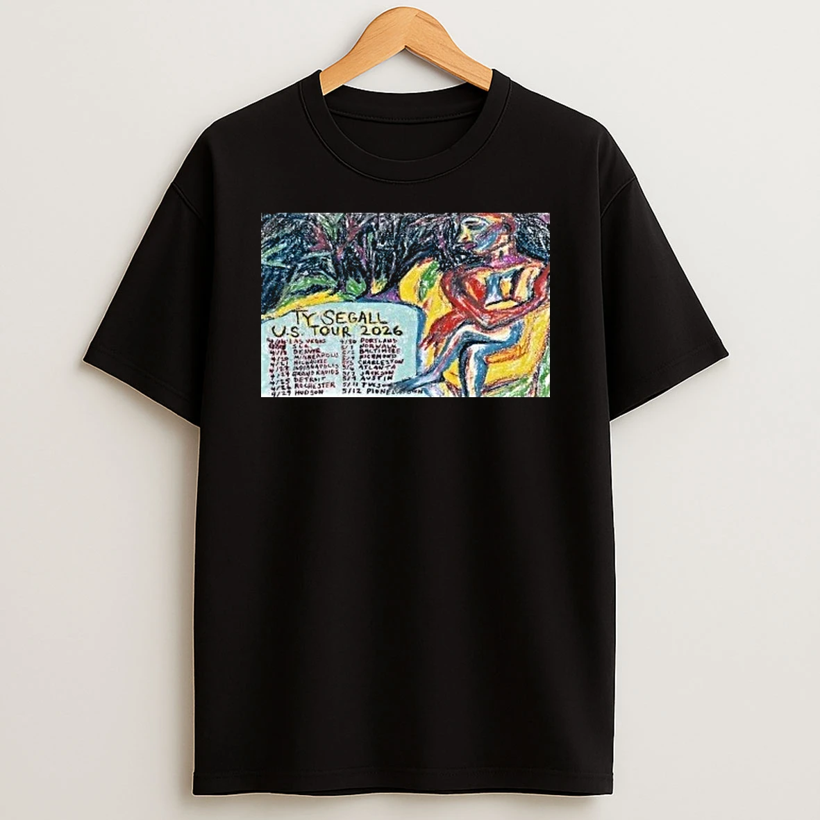Ty Segall Us 2026 Shows Shirts