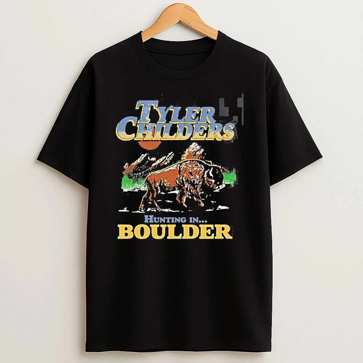 Tyler Childers Snipe Hunt 2026 Tour Merch Hunting In Boulder Colorado At Folsom Field On July 18 2026 Shirts