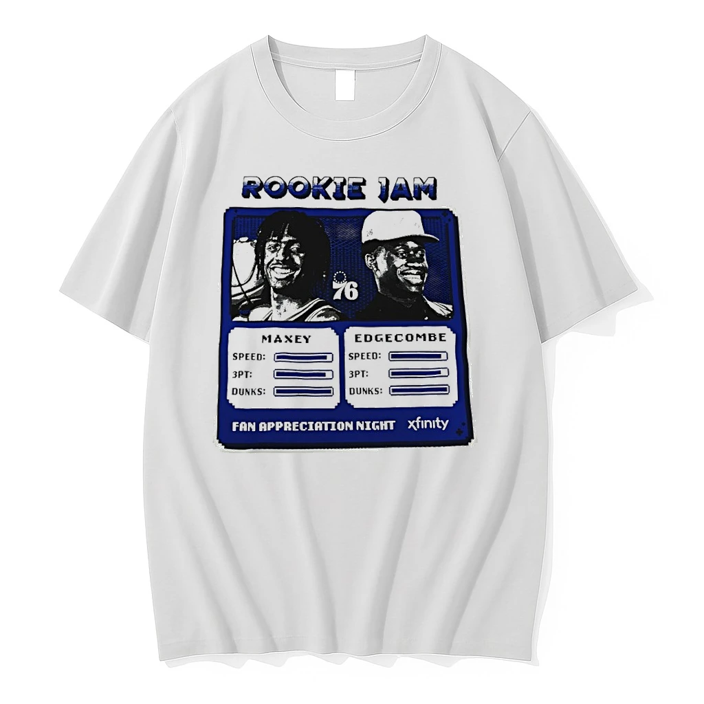 Tyrese Maxey And Nolan Smith Philadelphia 76ers Fan Appreciation Night Shirts