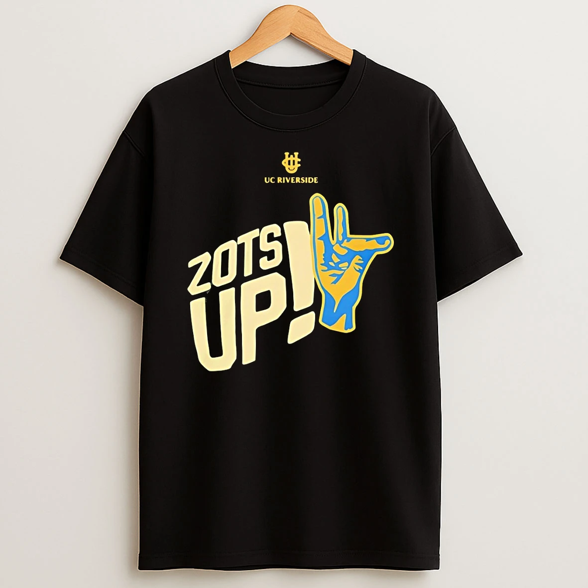 Uc Irvine Anteaters Mens Basketball Zots Up Hand Shirts