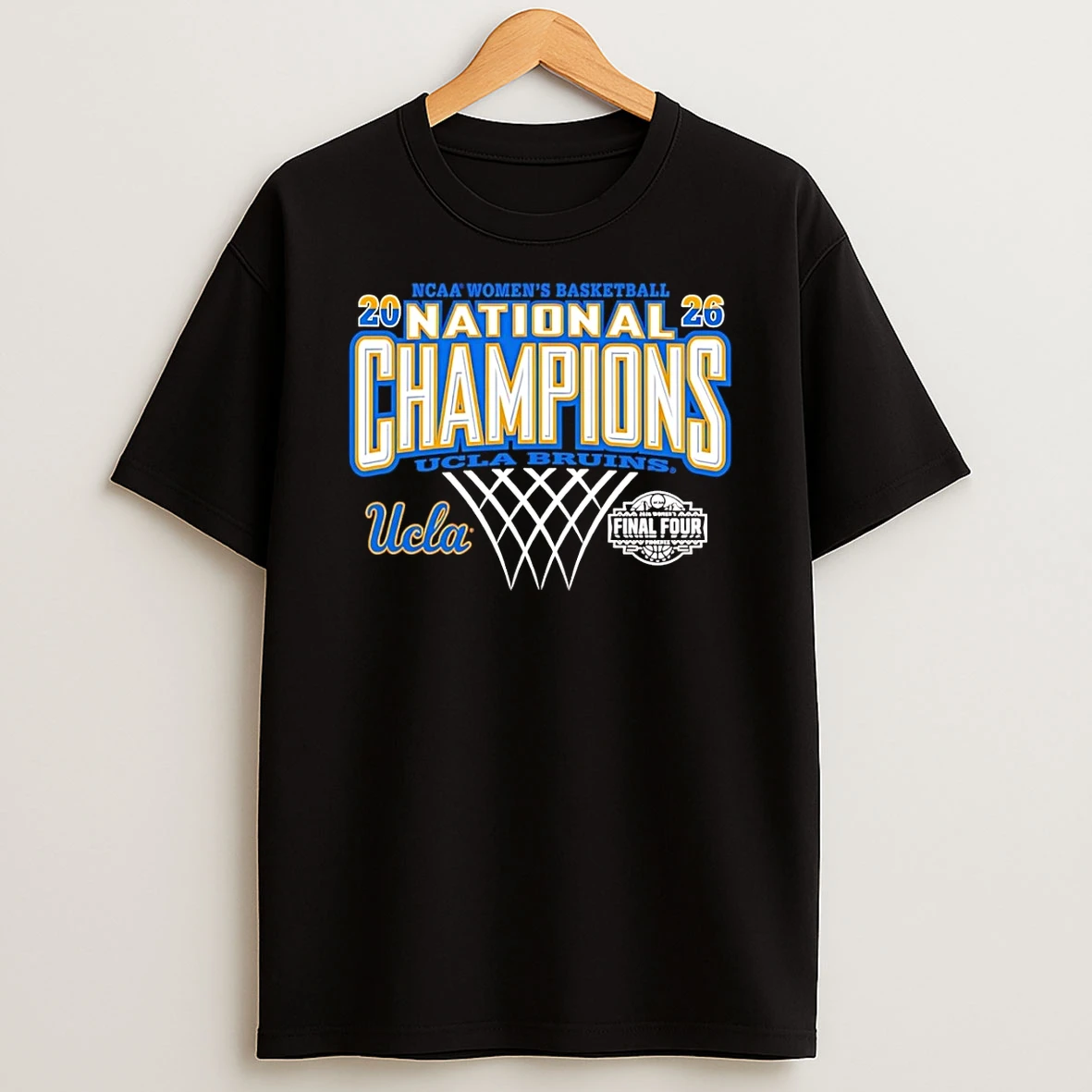 Ucla Bruins 2026 Ncaa Womens Basketball National Champions Bracket Shirts