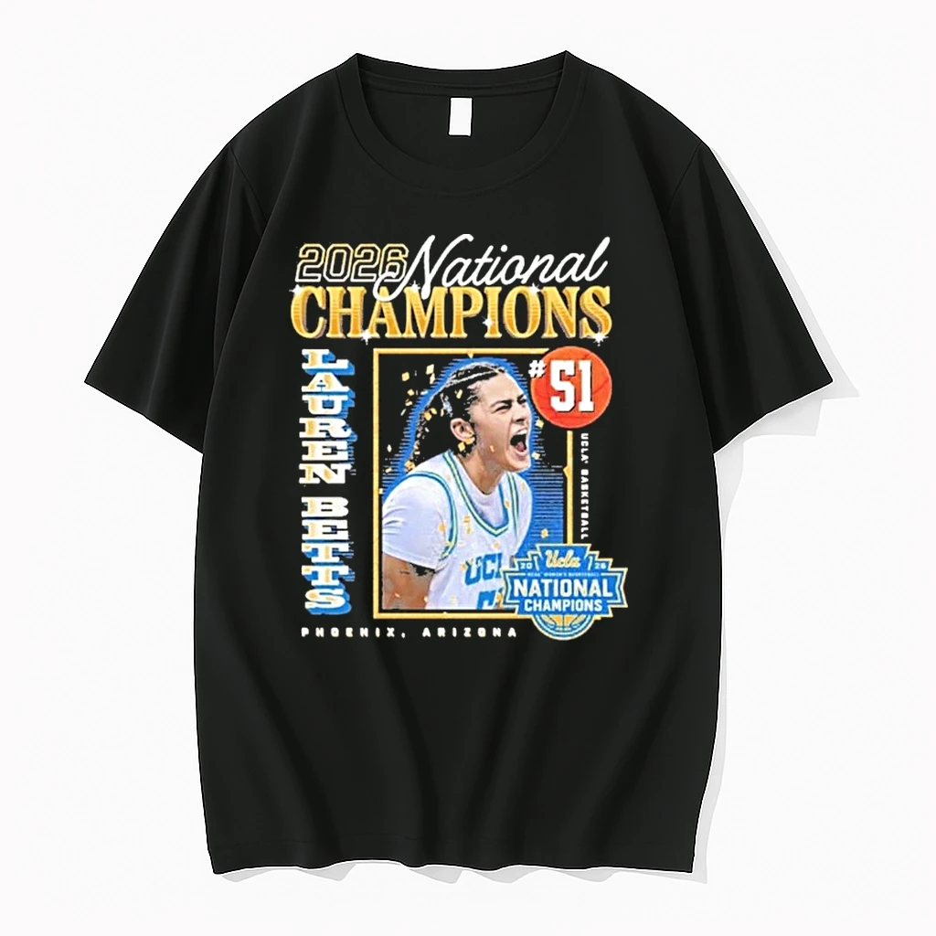 Ucla Bruins 2026 Womens Basketball Ncaa Champions National Championship Lauren Betts National Champs Shirts