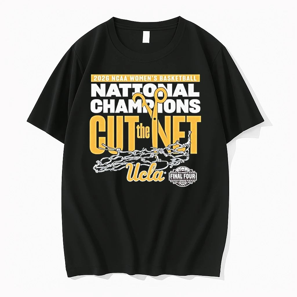 Ucla Bruins 2026 Womens Basketball National Champions Cut The Net Shirts