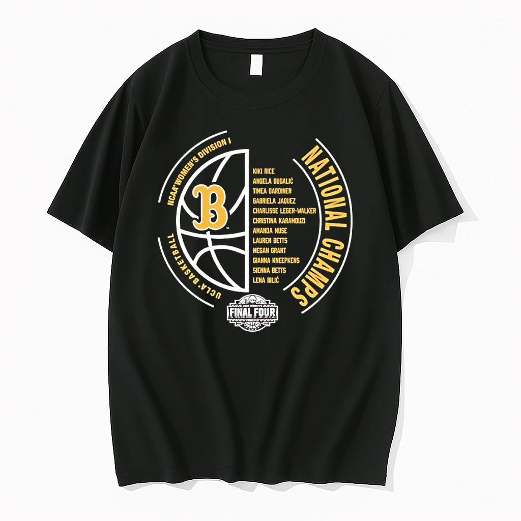 Ucla Bruins 2026 Womens Basketball National Champions Players Names Shirts