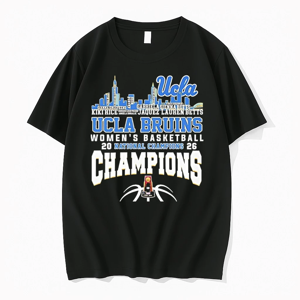 Ucla Bruins 2026 Womens Basketball National Champions Players Names City Skyline Shirts
