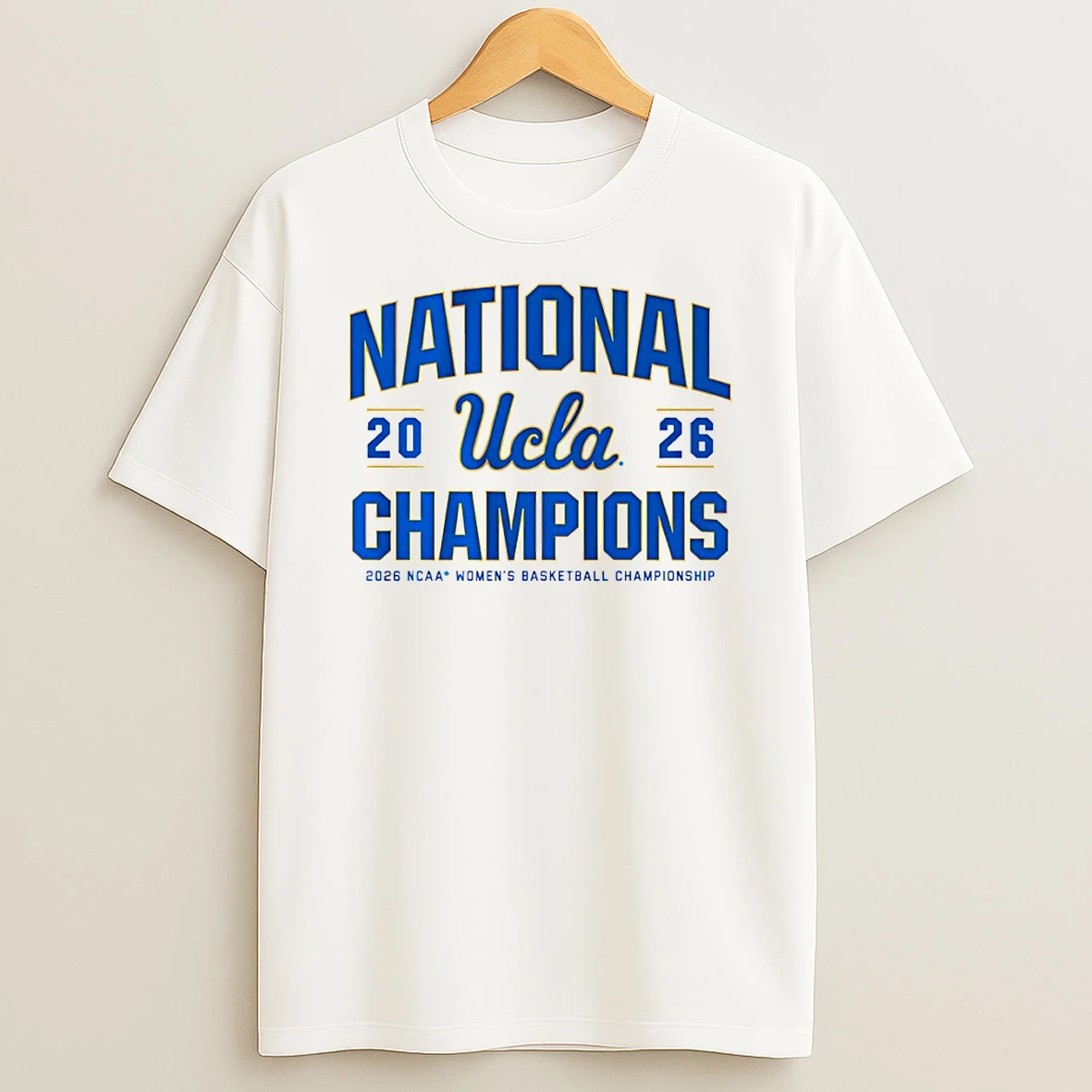Ucla Bruins Wbb National Championship 2026 Ncaa Womens Basketball Shirts