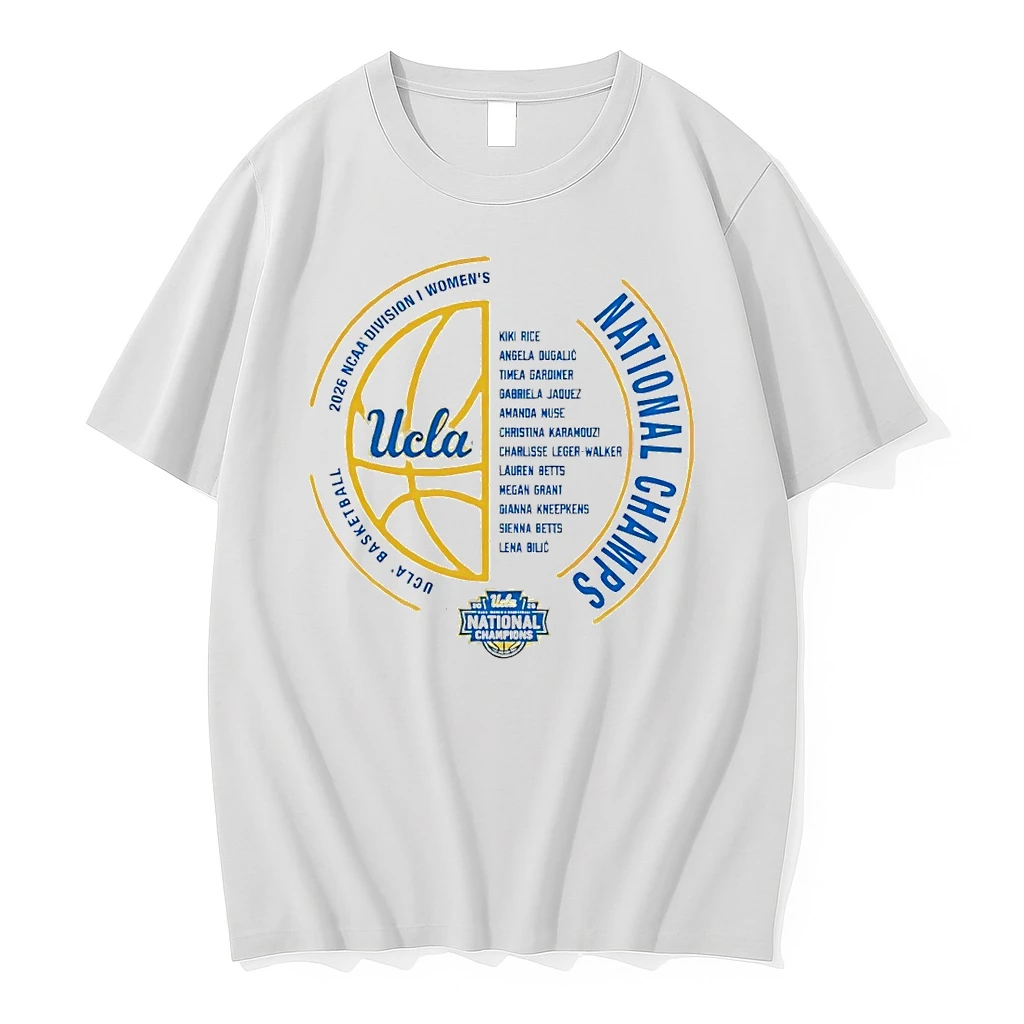 Ucla Bruins Womens Basketball National Champs Nil Team 2026 Ncaa Division I Shirts