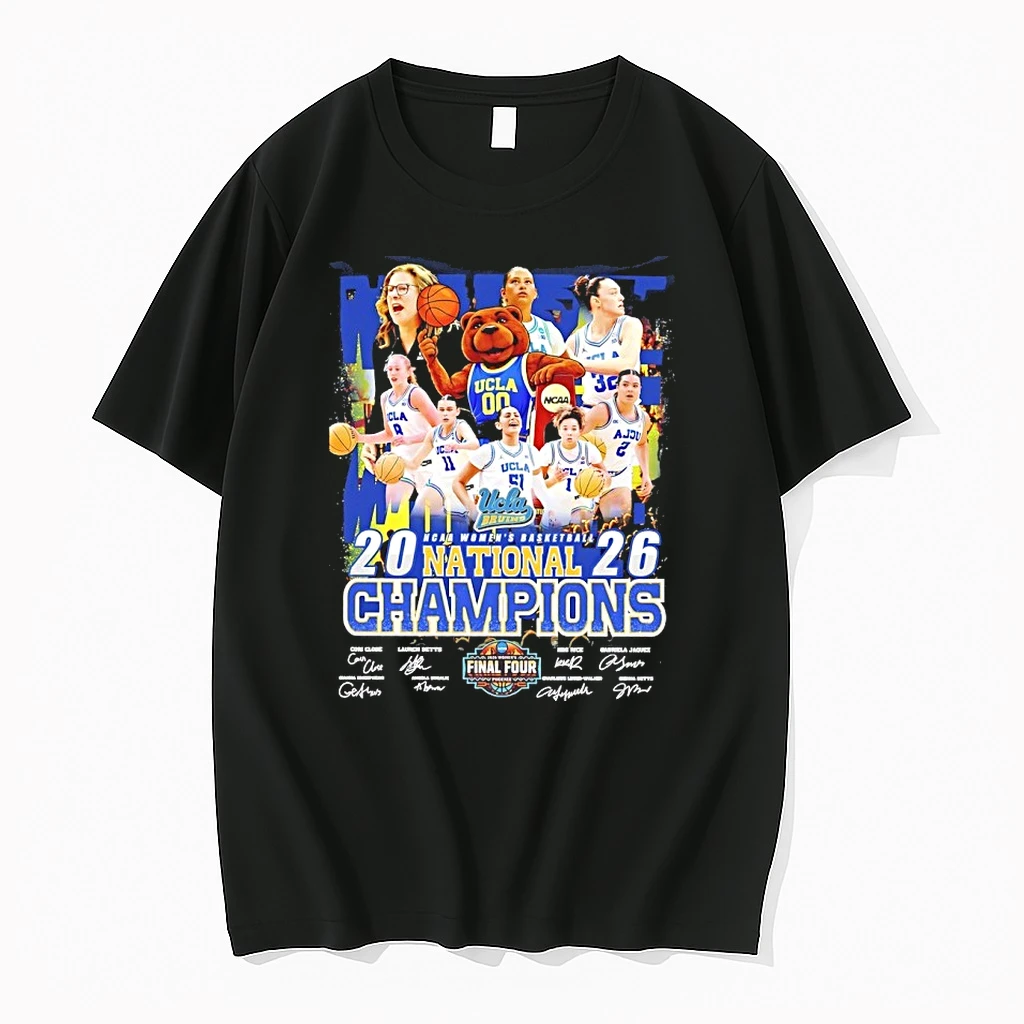 Ucla Bruins Won The 2026 Womens Basketball National Champions Signatures Shirts