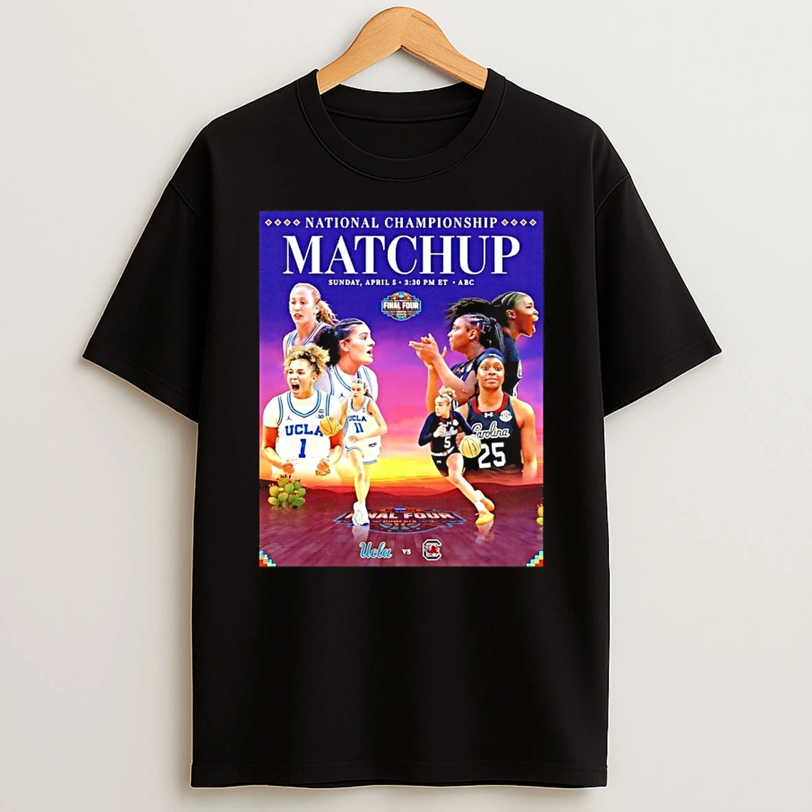 Ucla Vs South Carolina 2026 National Championship Matchup Shirts