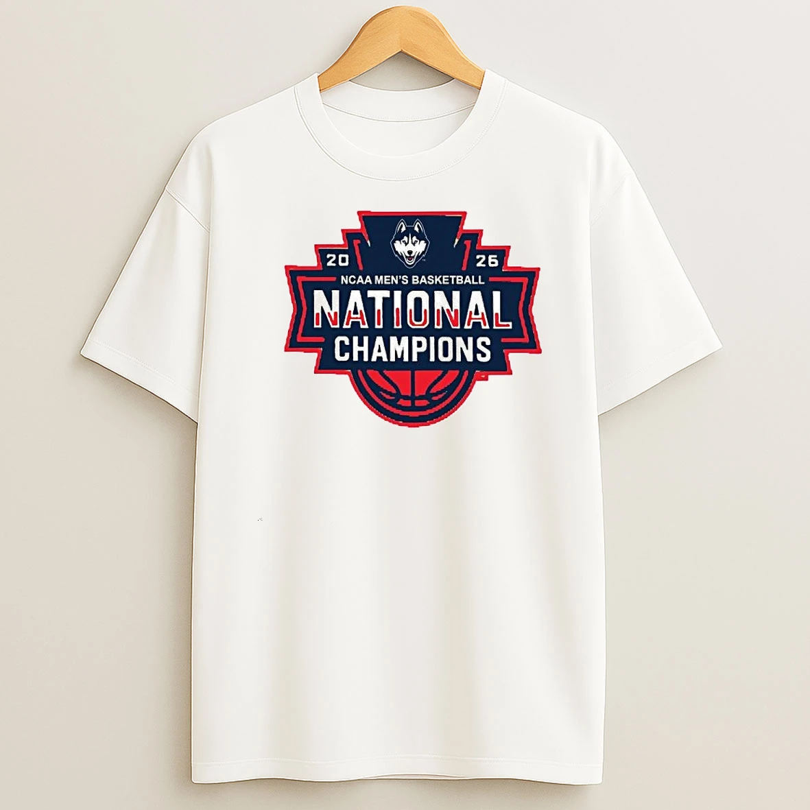 Uconn Huskies 2026 Ncaa Di Mens Basketball National Champions Logo Shirts