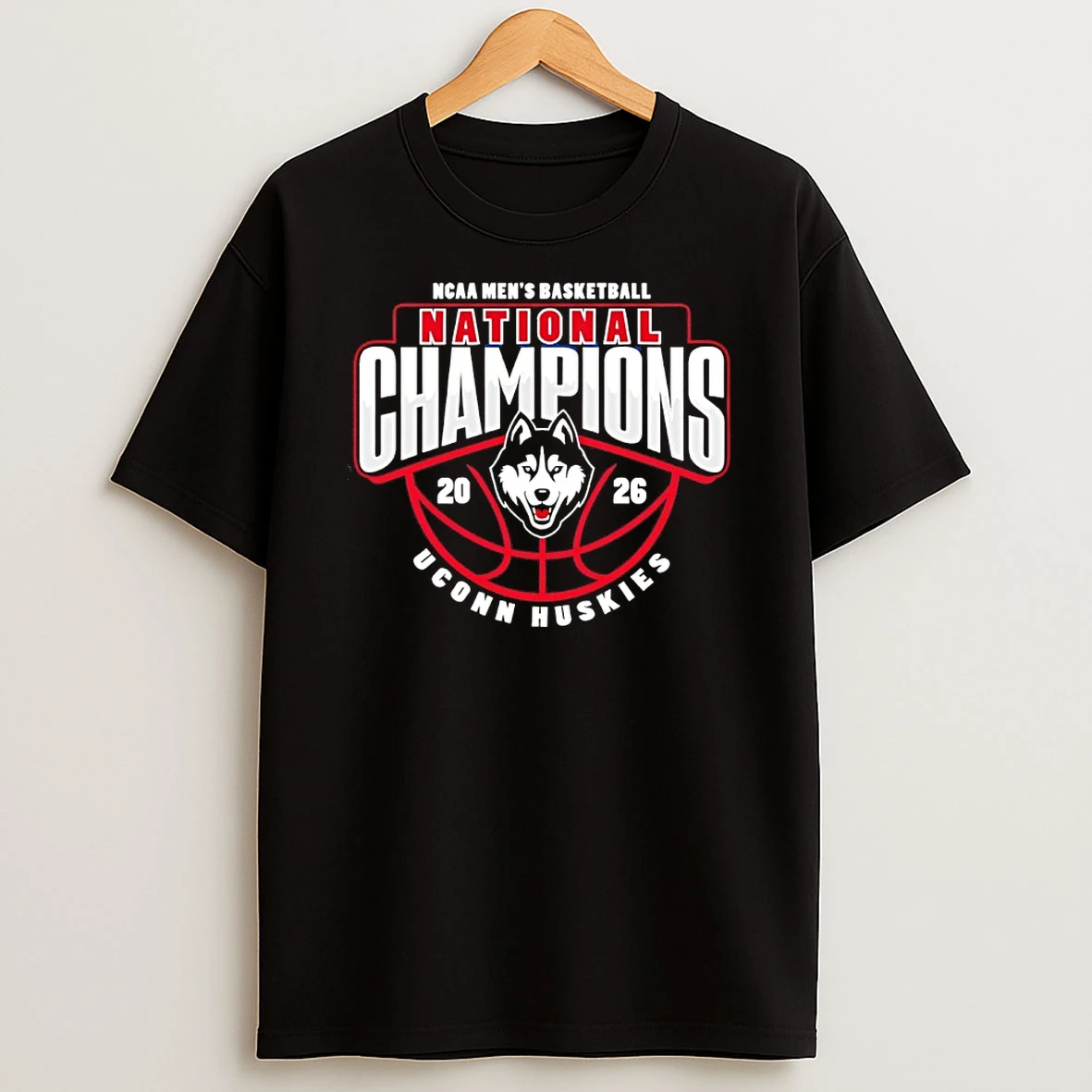 Uconn Huskies 2026 Ncaa Mens Basketball National Champions Logo Shirts
