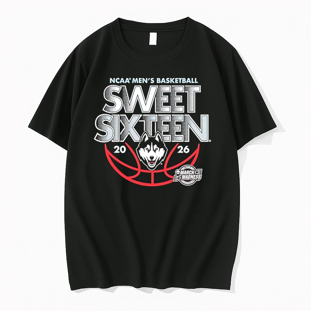 Uconn Huskies Mens Basketball 2026 Sweet Sixteen Shirts