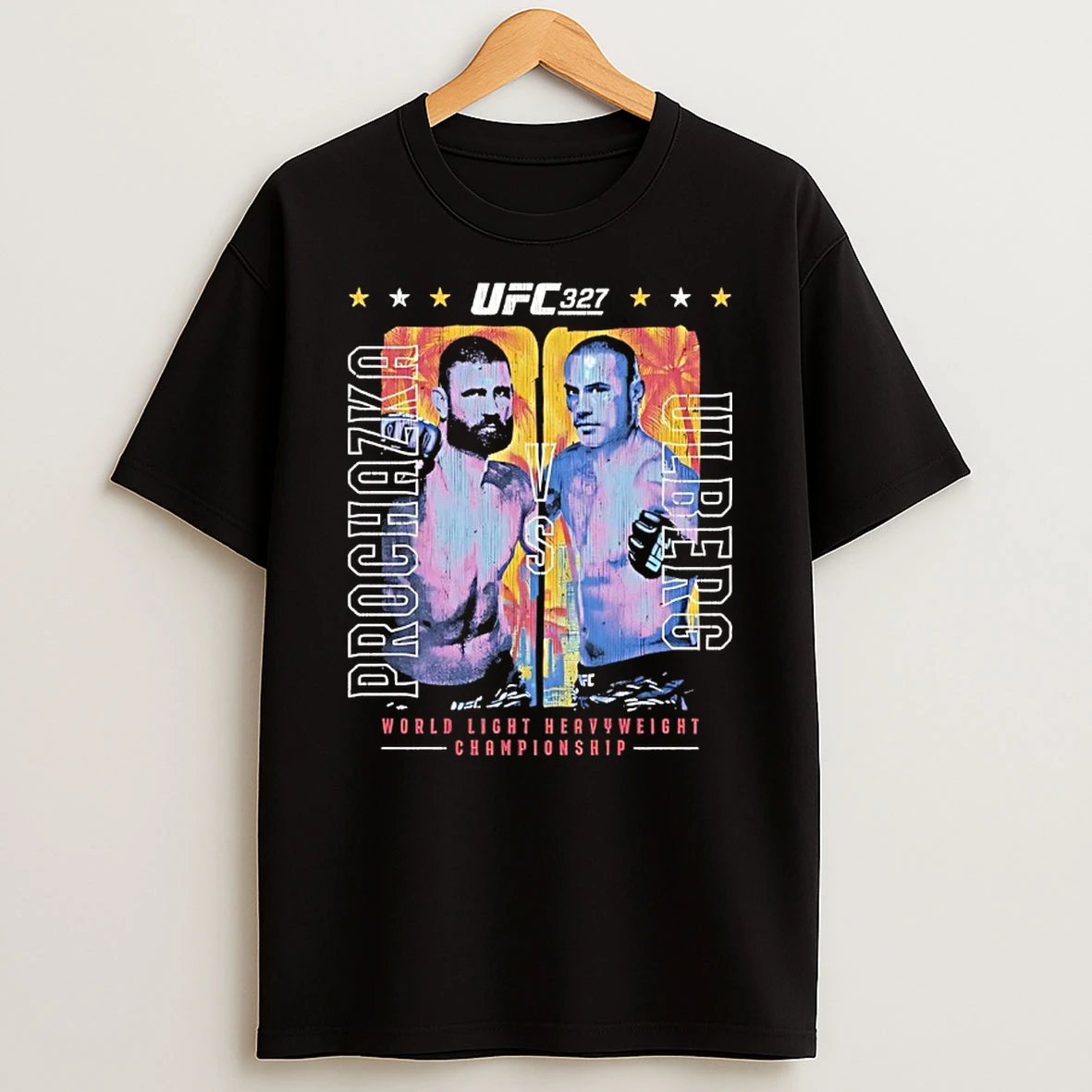 Ufc 327 Prochazka Vs Ulberg World Light Heavyweight Championship Match Up Shirts