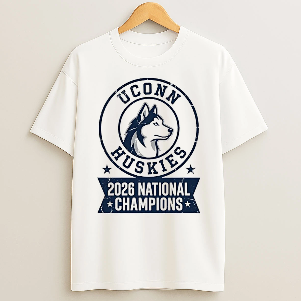 Uconn Huskies 2026 National Champions Logo Shirts