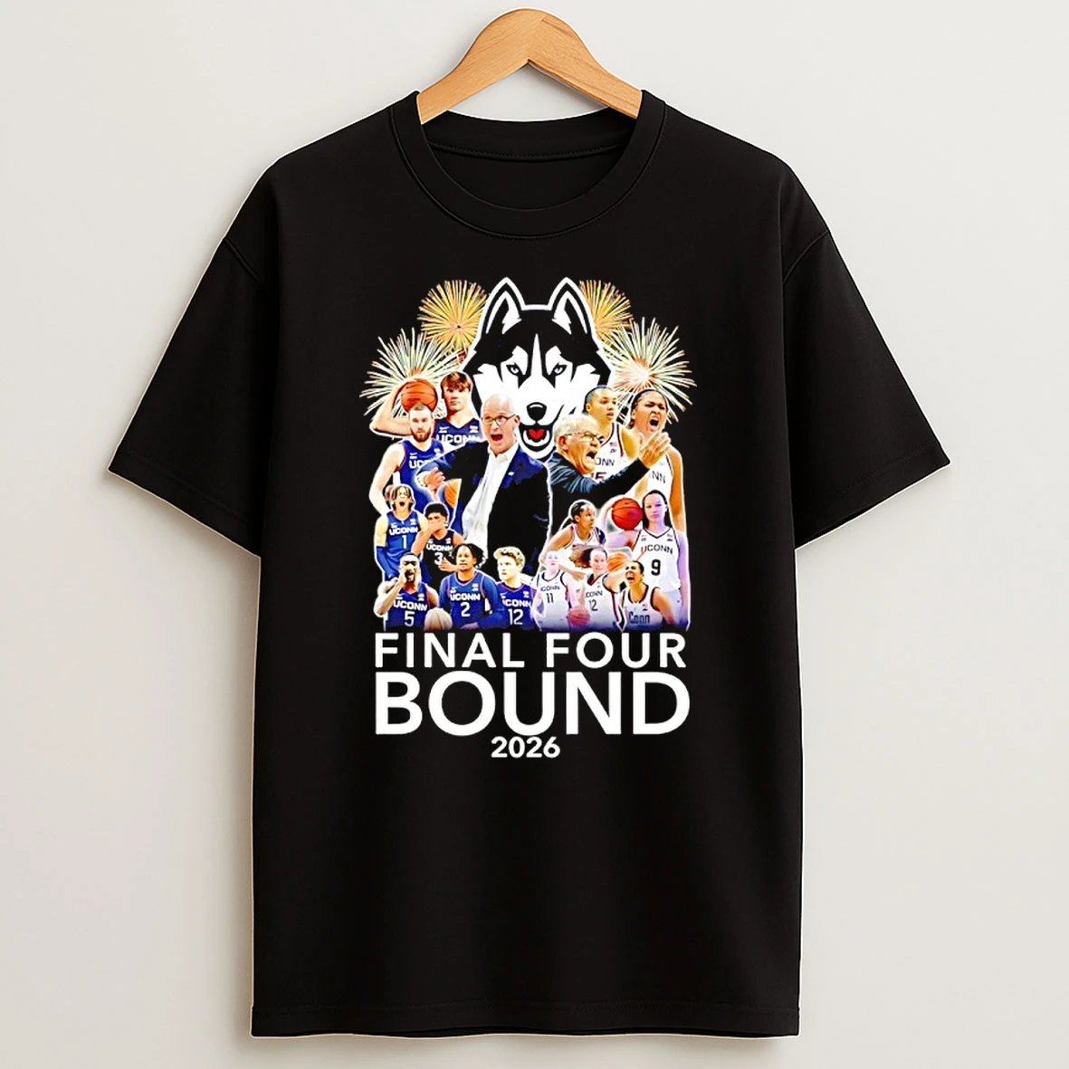 Uconn Huskies Mens Basketball Final Four Bound 2026 All Team Shirts
