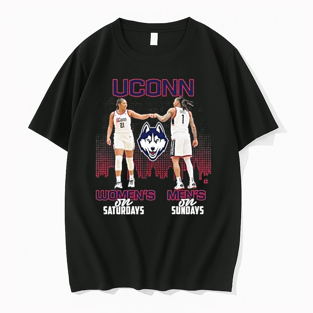 Uconn Womens Basketball On Saturdays And Uconn Mens Basketball On Sundays Shirts