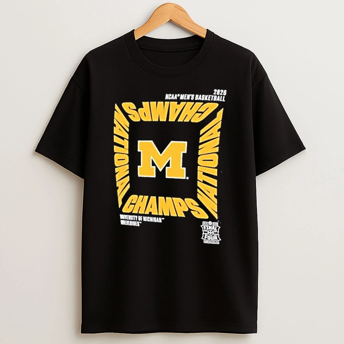 University Of Michigan Wolverines 2026 Ncaa Mens Basketball National Champions Celebration Shirts