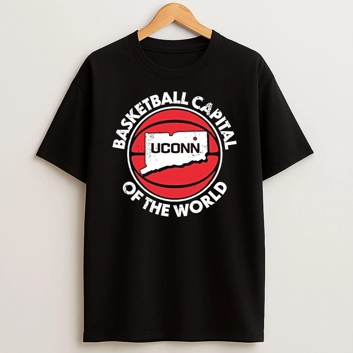 University Of Connecticut Basketball Capital Of The World Shirts