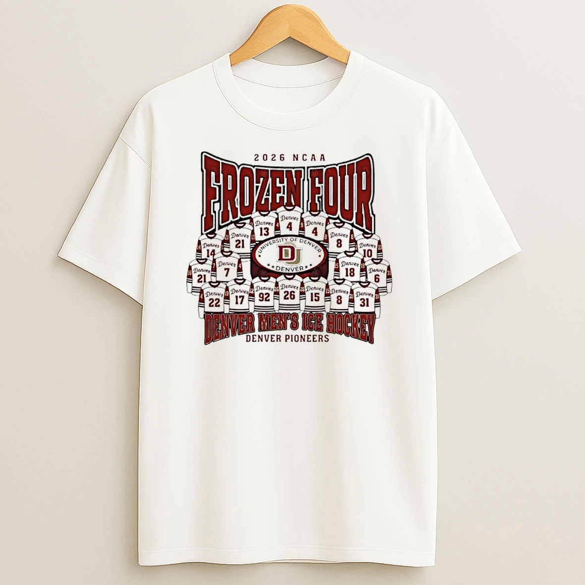 University Of Denver 2026 Ncaa Frozen Four Mens Hockey Shirts