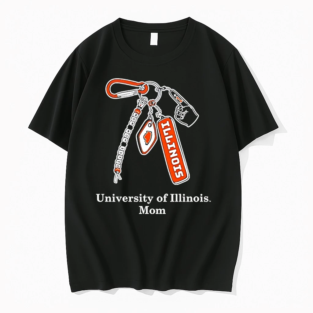 University Of Illinois Fighting Illini Mom Keychain Shirts