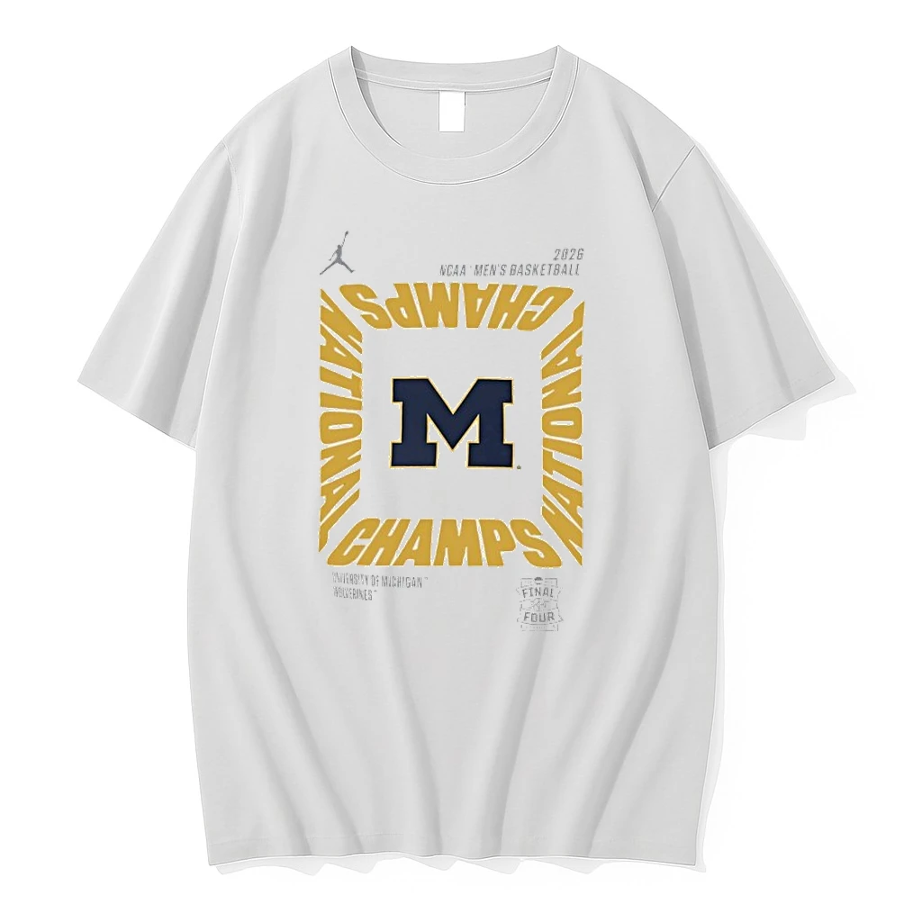 University Of Michigan 2026 Ncaa Mens Basketball National Champions Square Celebration Shirts