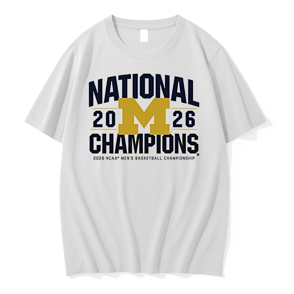 University Of Michigan Mens Basketball National Champions 2026 Shirts