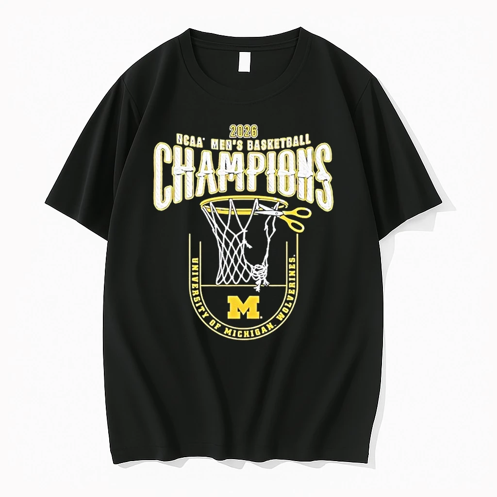 University Of Michigan Mens Basketball National Champions 2026 Victory Shirts