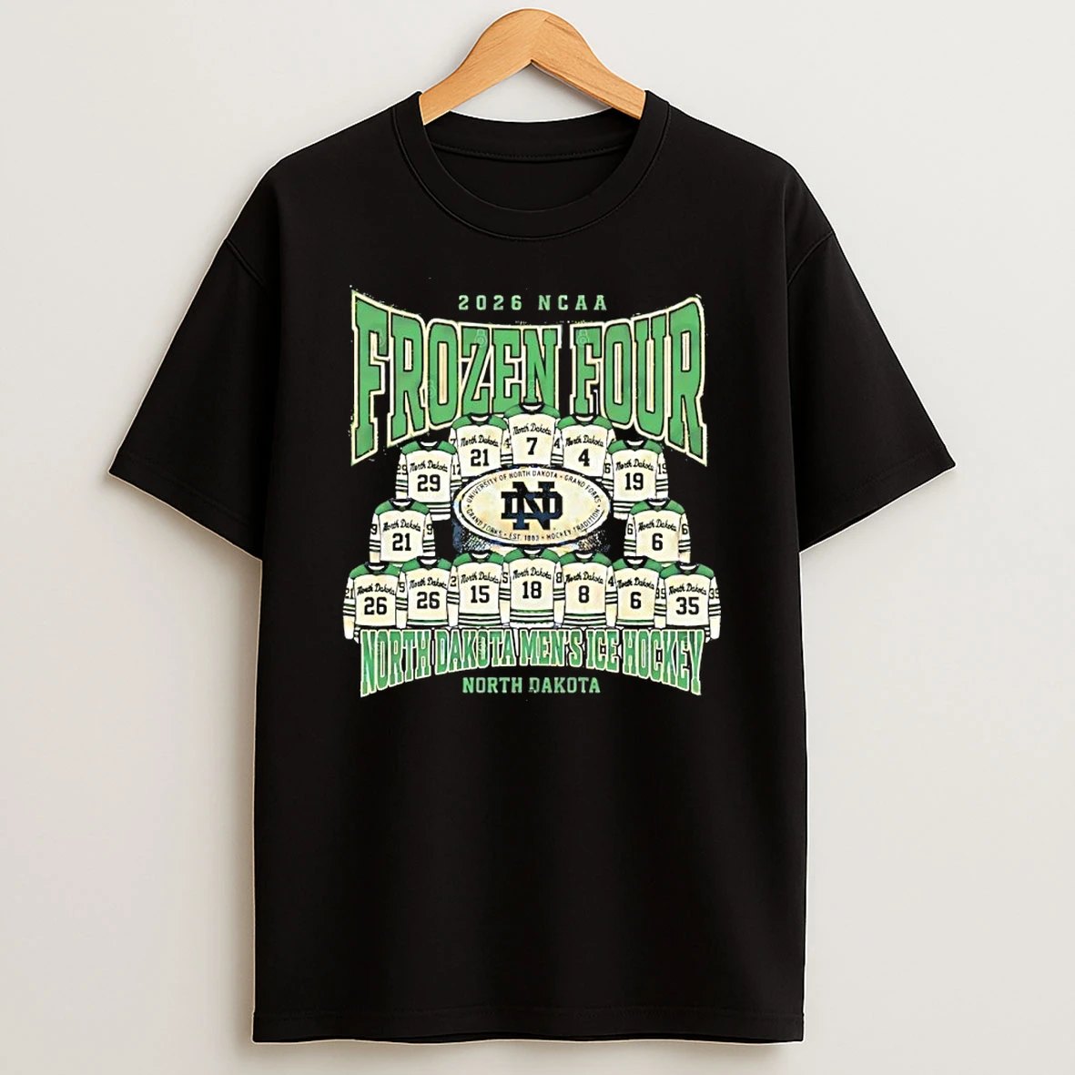 University Of North Dakota 2026 Ncaa Frozen Four Mens Hockey Shirts