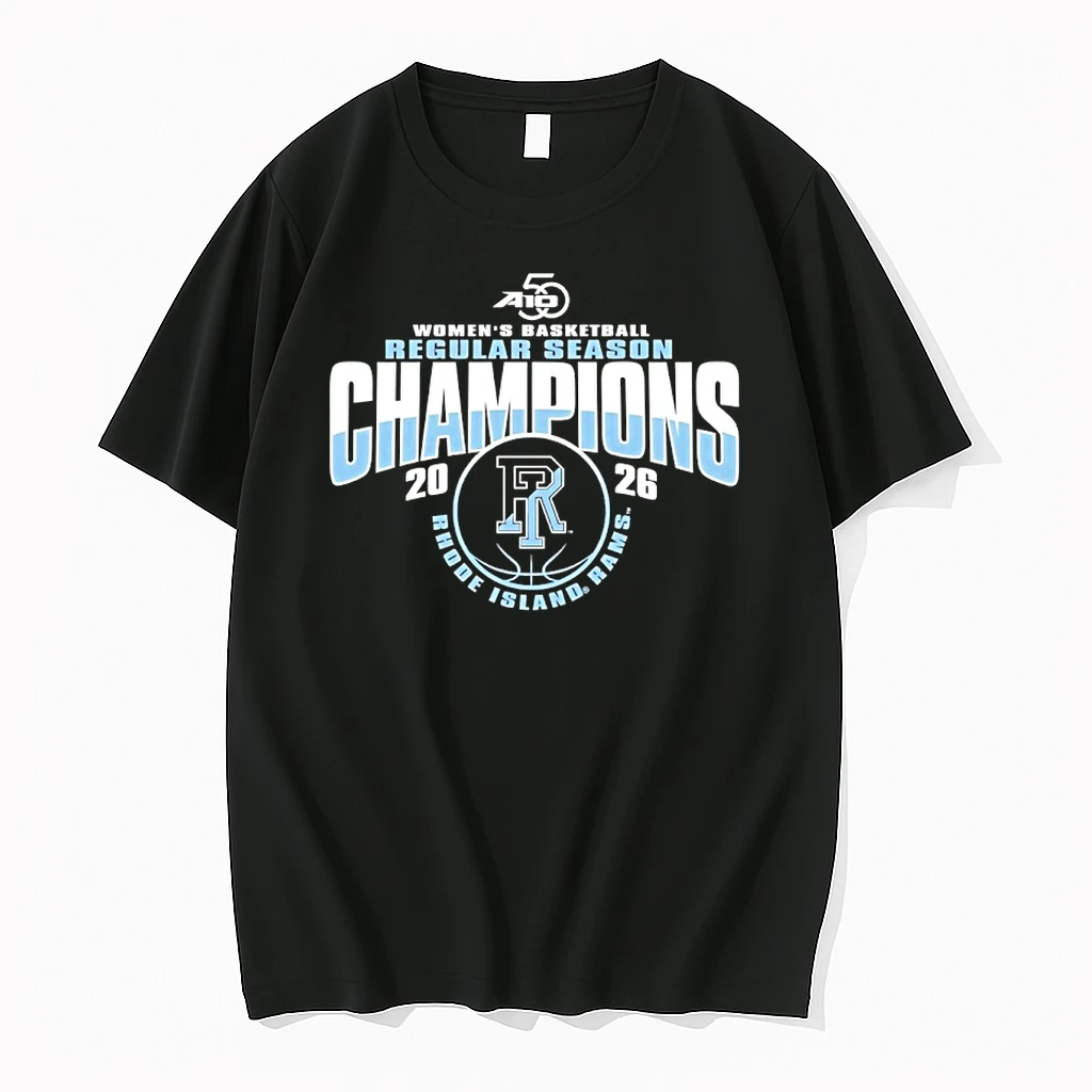 University Of Rhode Island Womens Basketball 2026 A10 Regular Season Champions Shirts