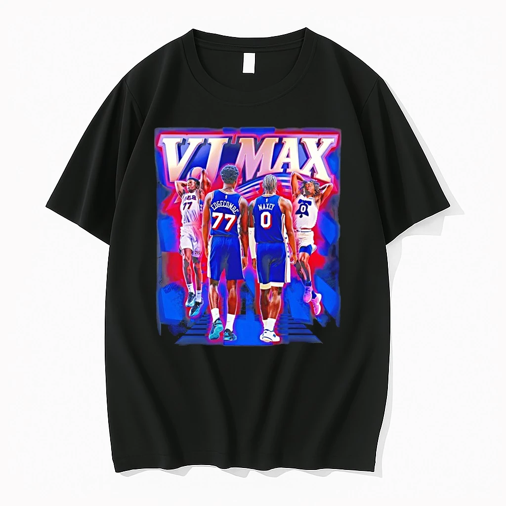 Vj Maxx Maxey Edgecombe Philadelphia 76ers Basketball Nba Graphic Shirts