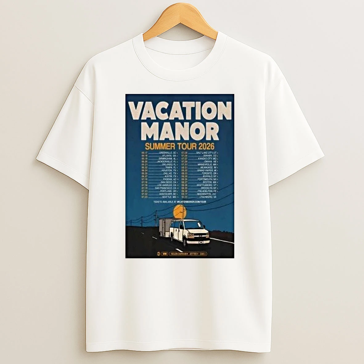 Vacation Manor Summer 2026 Shows Shirts