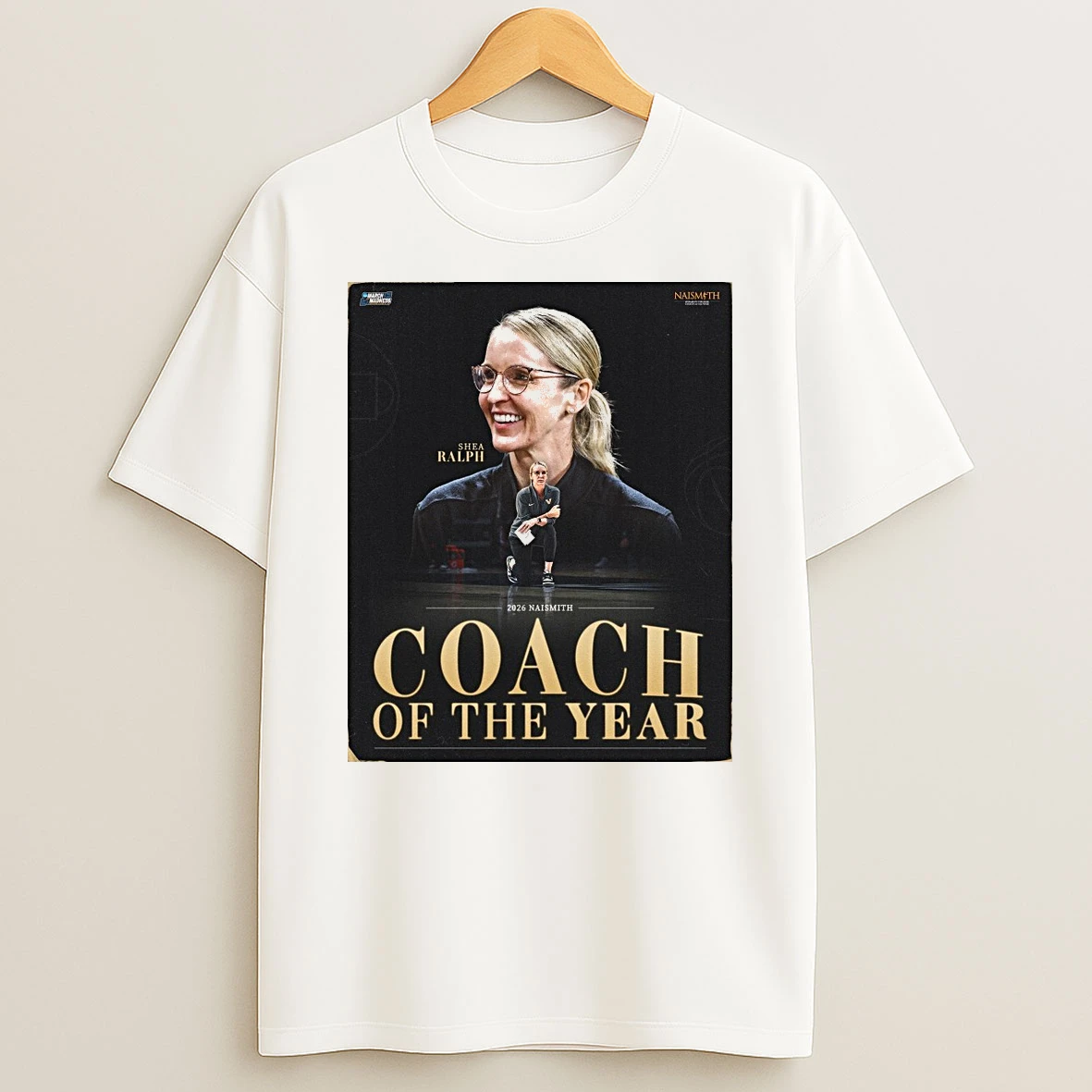 Vanderbilt Commodores Shea Ralph 2026 Naismith Coach Of The Year Shirts