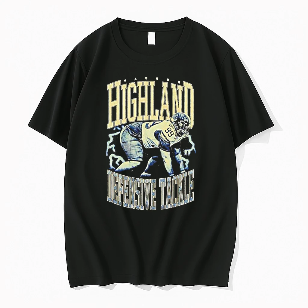 Vaughn Highland Defensive Tackle Arkansas Pine Bluff Shirts